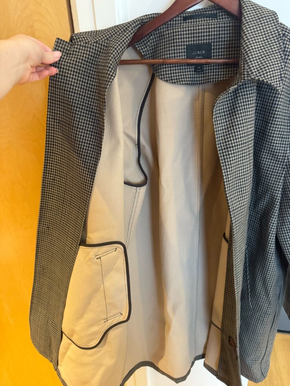 J.Crew Ludlow Houndstooth Car Coat - Picture 6 of 7